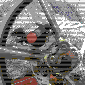 Disc brake tab in place but not brazed